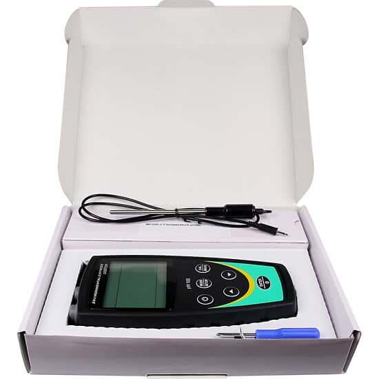Environmental Express pH 100 Portable pH Meter with ATC Temperature Probe