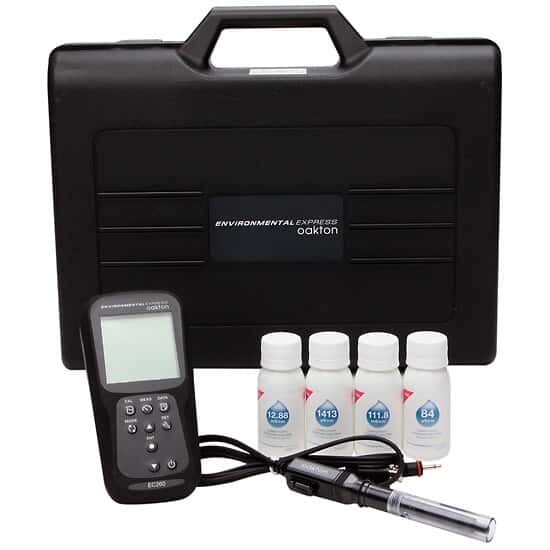 Environmental Express EC260 Waterproof Conductivity, TDS, Resistivity, and Salinity Handheld Meter Kit