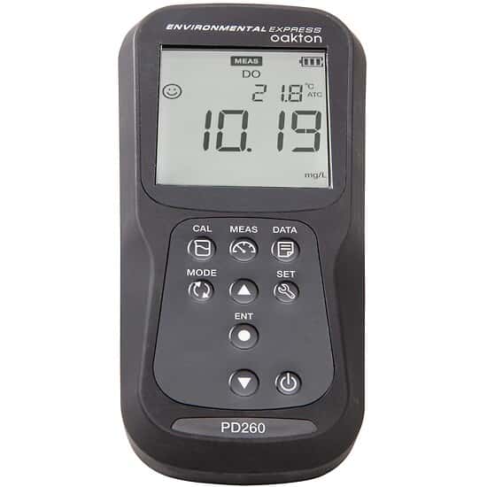 Environmental Express PD260 Waterproof Dual-Channel pH, ORP, and DO Handheld Meter