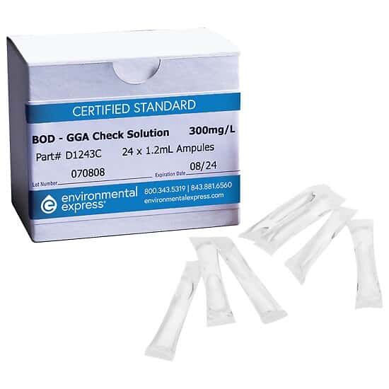 Environmental Express GlucoseGlutamic Acid (GGA), 24 x 1.2 mL Ampules