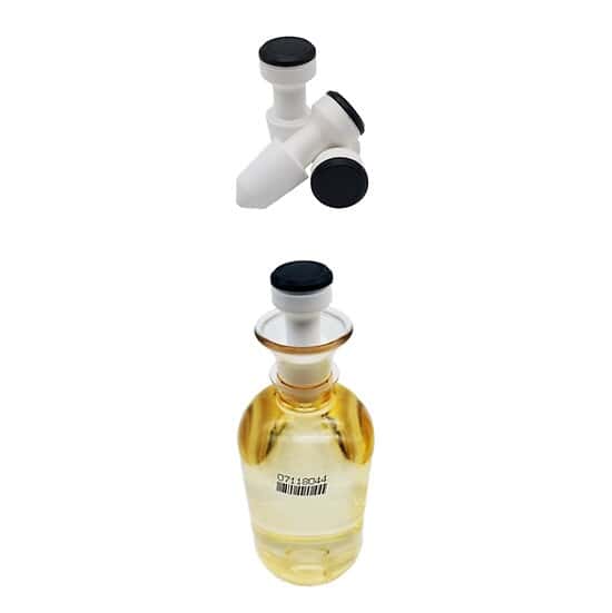 Environmental Express D1025BLACK BOD Bottle Stopper, Plastic, Black