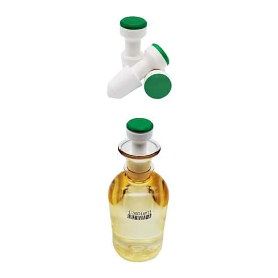Environmental Express D1025GREEN BOD Bottle Stopper, Plastic, Green