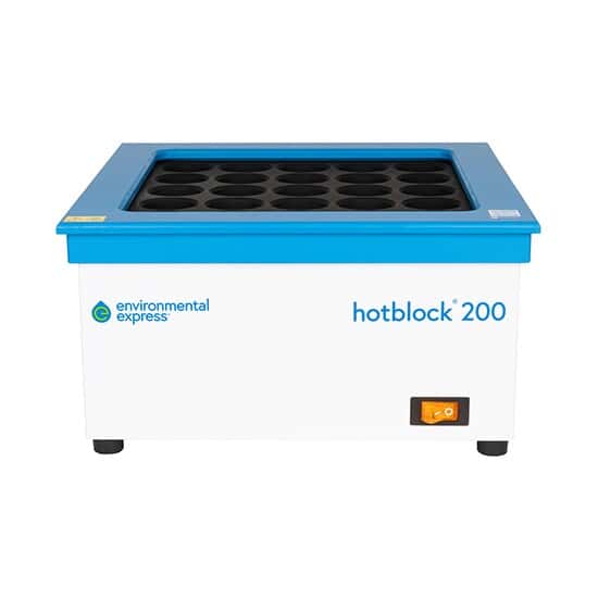 Environmental Express HotBlock® 200 SC2100-25 Heating Block, 25-position, 100mL; 120 VAC