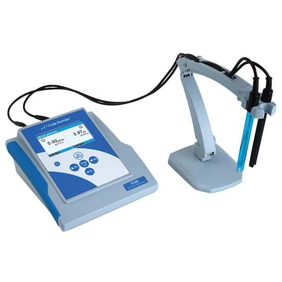 Environmental Express Cole Parmer PC200-02 pH/Conductivity Meter Kit; Cell, 3-in-1 pH Electrode, Holder