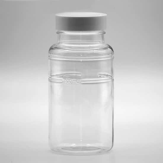 Environmental Express Disposable Sterile Sampling Vials without Thiosulfate, Screw-Top Caps, PS, 120 mL; 100/CS