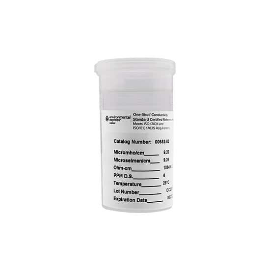 Environmental Express Oakton CERTIFIED CRM One-Shot™ Conductivity and TDS Standard, Assortment; 6 x 100 mL Vials