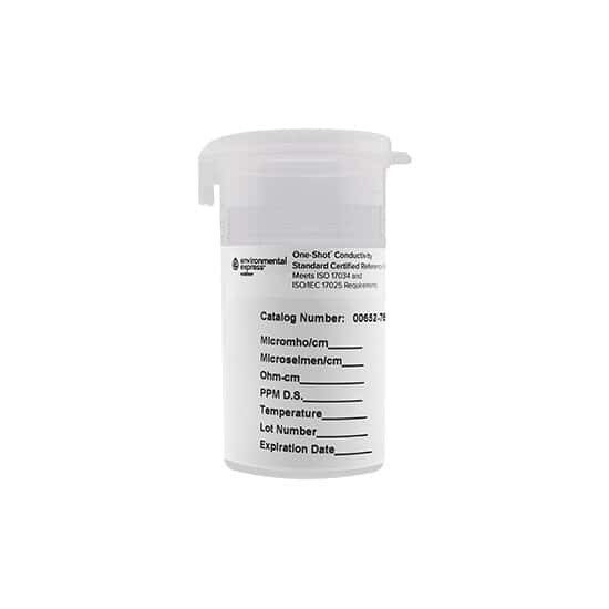 Environmental Express Oakton CERTIFIED CRM One-Shot™ Conductivity and TDS Standard, 150,000 µS; 6 x 100 mL Vials
