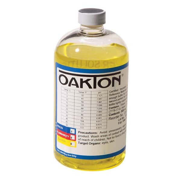 Environmental Express Oakton High-Accuracy Buffer Solution, pH 7.000; 500 mL