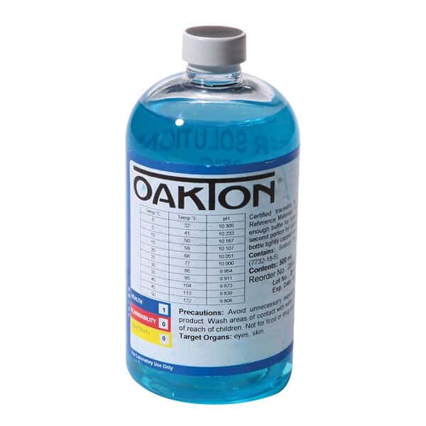 Environmental Express Oakton High-Accuracy Buffer Solution, pH 10.000; 500 mL