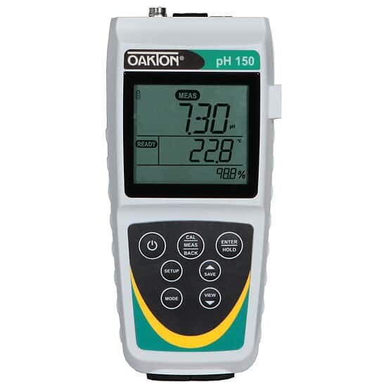 Environmental Express Oakton pH 150 Waterproof Portable Meter; Meter Only