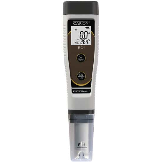 Environmental Express Oakton EcoTestr™ EC1 Waterproof Conductivity Pocket Tester
