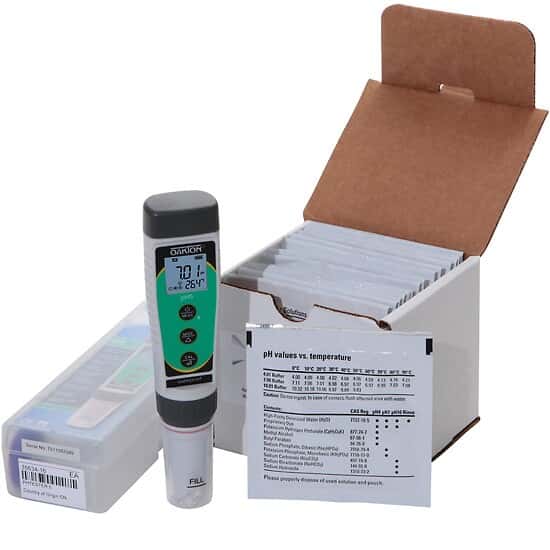 Environmental Express Oakton pHTestr® 5 Waterproof pH Pocket Tester with pH Buffer Pouches