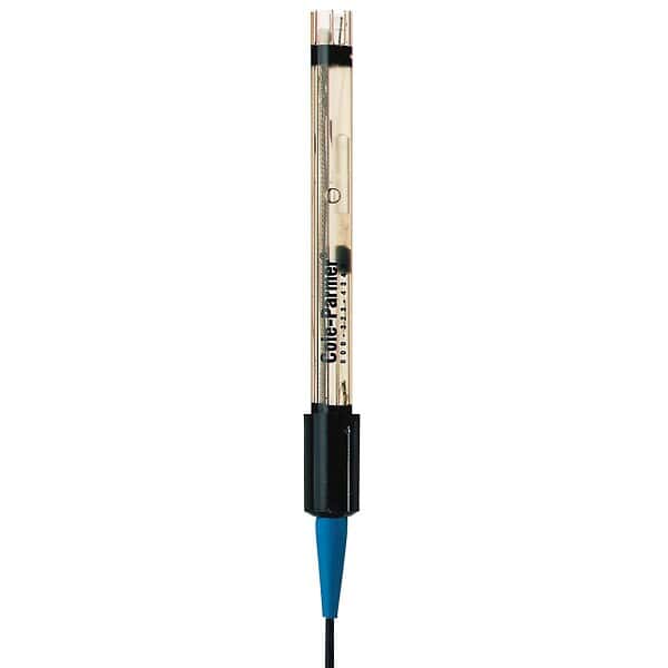 Environmental Express Oakton All-in-One pH/ATC Electrode, Epoxy, Sealed, Single-Junction, 12 mm OD; 3 ft Sub-Mini/BNC