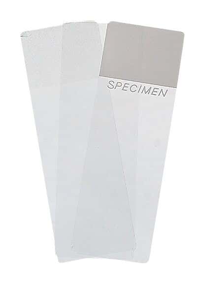 Erie Scientific Clipped-Corner Slides, Plain Glass, 144/Pk