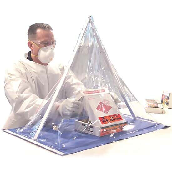 Erlab 2200ANM Captair Pyramid Glove Bag, PVC with Butyl Gloves from