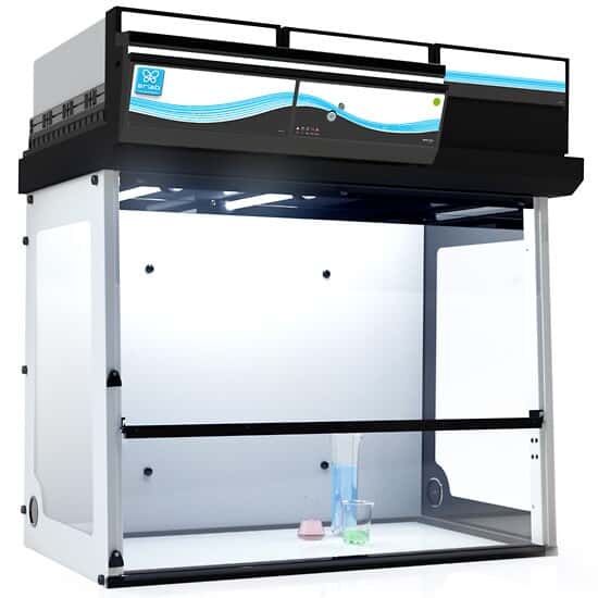 Erlab Captair 483 Ductless Filtering Fume Hood, 50, Vertical Sash; 80 to 220 VAC