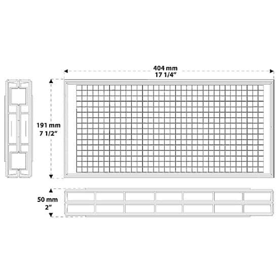 Erlab F1/BE Replacement Filter, Inorganics; 2/Pk
