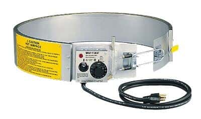 Expo Engineering TRX-55 Metal Band Drum Heater, 55 Gal, 60 to 250 °F, 3000 Watts, 240 V