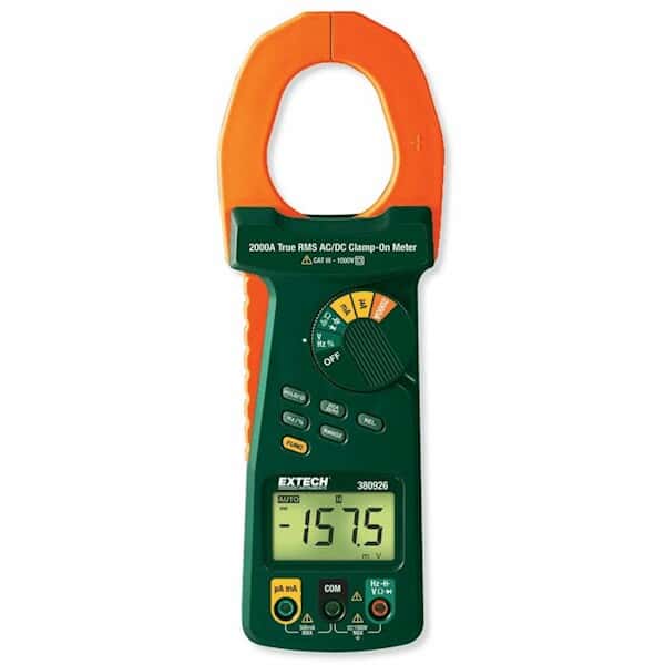 Extech 380926 2000A True RMS Digital Multimeter and DC/AC Clamp-On