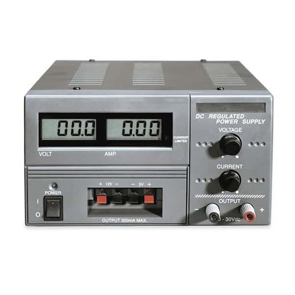 Extech 382213 Digital Regulated DC Power Supply, 115/220 VAC from Cole