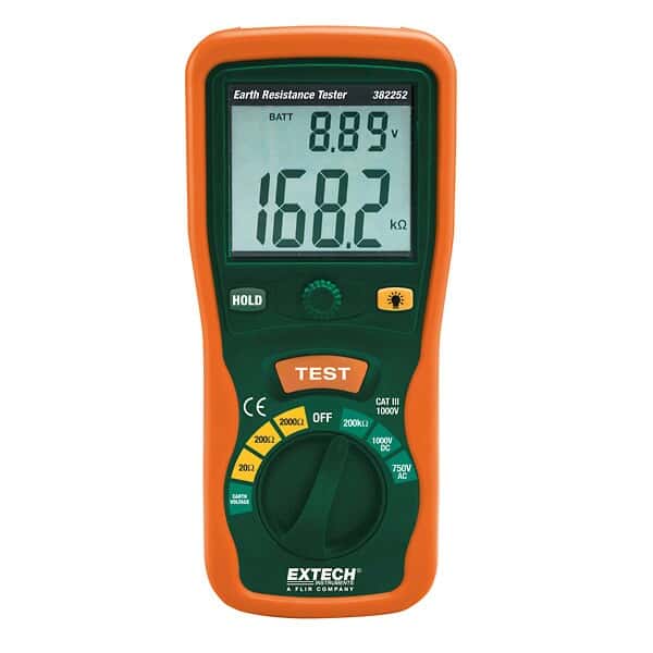 Extech 382252 Earth ground Resistance Tester Kit