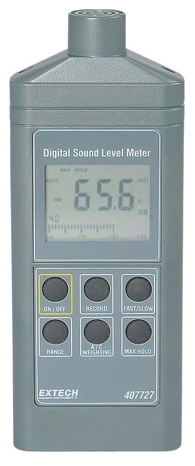 Extech 407727 Digital Sound Level Meter from Cole-Parmer
