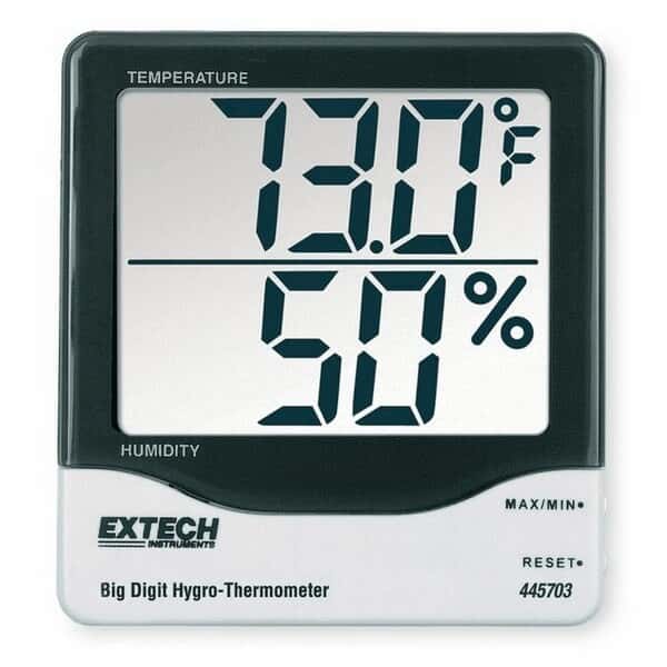 Always in Stock Extech Big Digit Thermohygrometer from ColeParmer