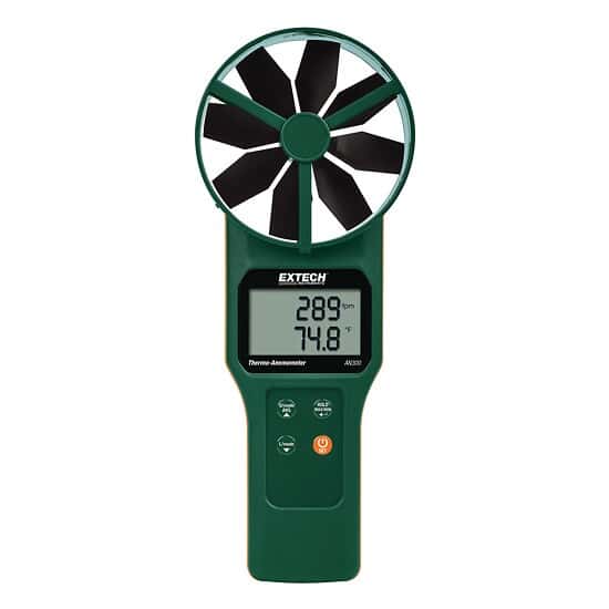 Extech AN300 Large Vane CFM/CMM Thermo-Anemometer