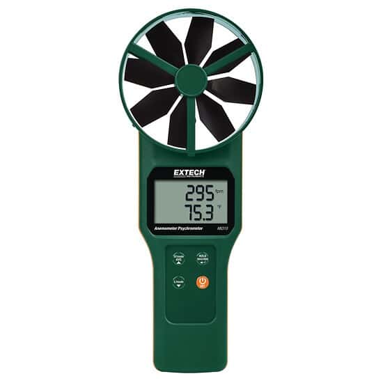 Extech AN310 Large Vane CFM/CMM Anemometer/Psychrometer