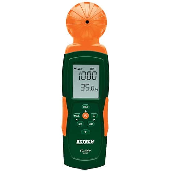 Extech CO240 Handheld Indoor Air Quality Carbon Dioxide Meter from Cole