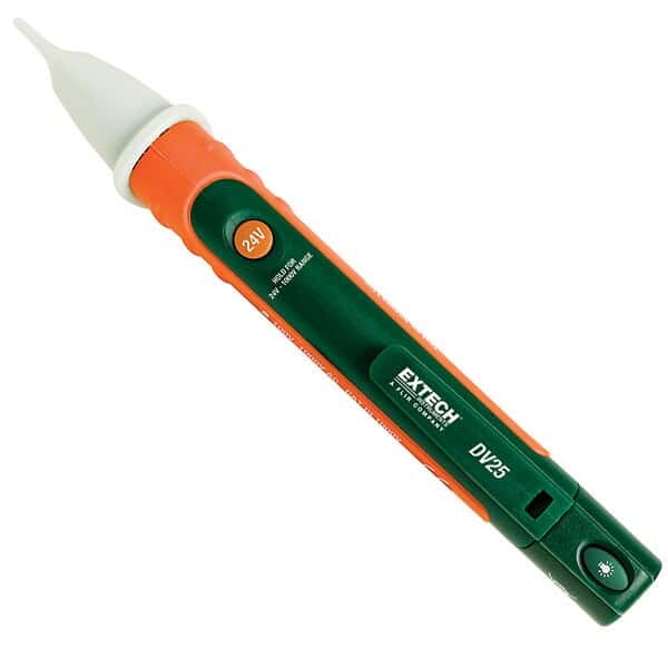 Extech DV25 Voltage Detector with Flashlight, 24 to 1000 VAC
