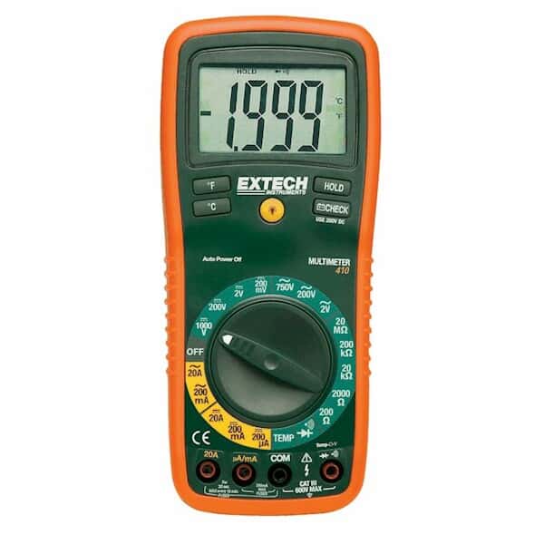 Extech EX410 DMM with Temperature (Type K) 0.5% Accuracy