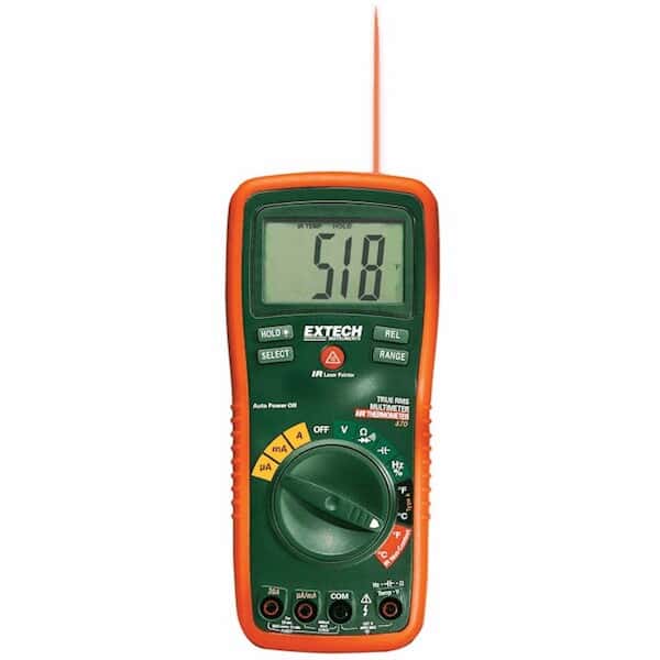 Extech Digital Rms Multimeter Extech EX470 True RMS autoranging digital multimeter + IR thermometer ...