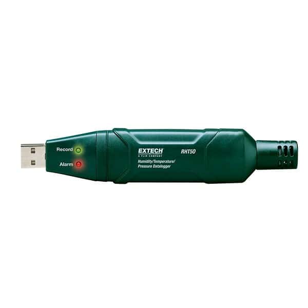Extech RHT50 Temperature, Humidity and Barometric Pressure Data Logger ...