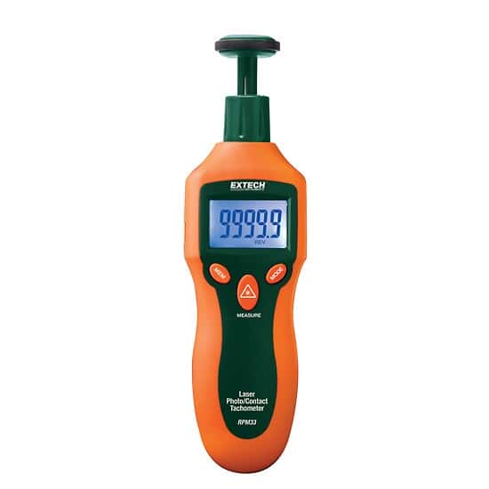 Extech RPM33 Contact/Noncontact Laser Tachometer