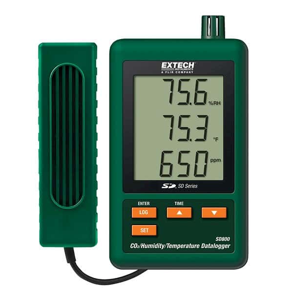 Extech SD800 Temperature/Humidity/CO2 Data Logger from Cole-Parmer