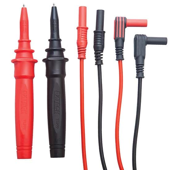 Extech TL900 CAT IV Fused Test Leads; 1 Set from ColeParmer