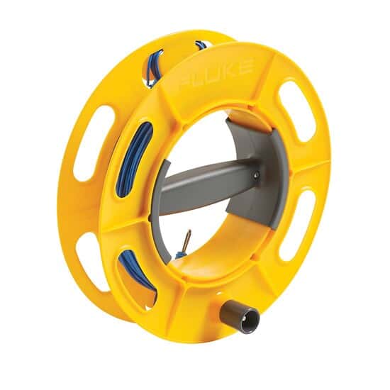Fluke Cable Reel 25M BL Cable Reel for Earth Ground Testers, 25 m, Blue