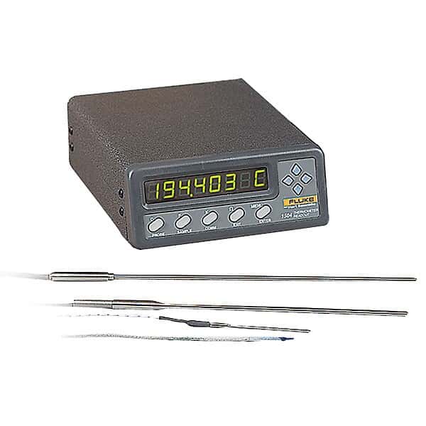 Fluke Calibration 1504 Temperature Benchtop Meter Tweener Thermistor