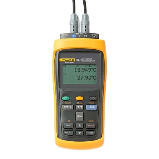 Fluke Calibration 1524 Handheld Thermometer with Datalogger Model from