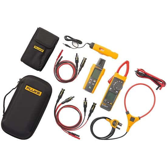 Fluke 393 FC Solar Clamp Meter, IRR1 Irradiance Meter, and MC4 Test Leads Bundle