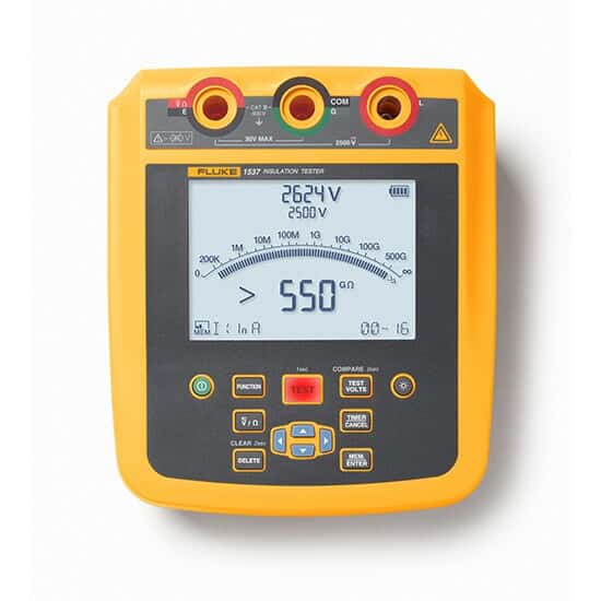 Fluke 1537 2500 V Advanced Insulation Resistance Tester