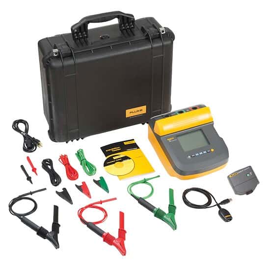 Fluke 1550FC/Kit 5 kV Wireless Insulation Tester Kit from ColeParmer