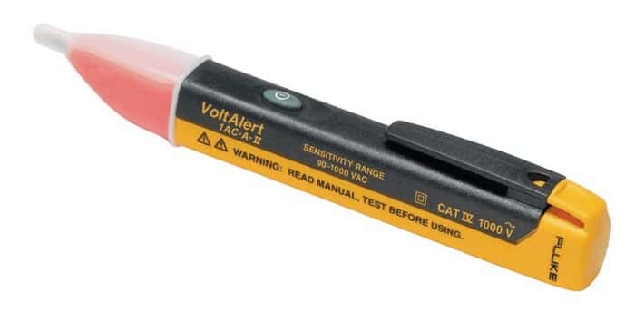 Fluke 1AC-A1-II Pocket-Sized Voltage Detector, 90 to 1000 V AC