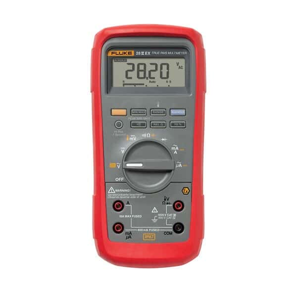 Fluke 28 II EX True RMS Multimeter, Intrinsically Safe