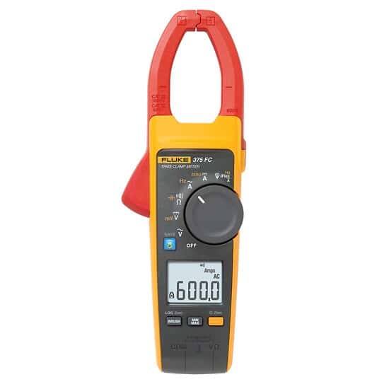 Fluke 375 FC 600 A AC/DC True-rms Wireless Clamp Meter