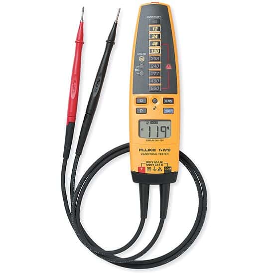 Fluke T+PRO Electrical Voltage Tester with Backlit Display