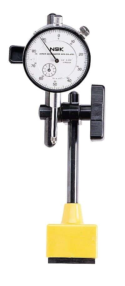 Fowler 52-520-199 Magnetic Base Dial Indicator - 0-1" Range, 0.001" Graduations (Fine Adjust)