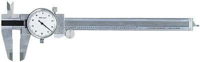 Fowler 52-008-007 Dial/Analog Caliper with Fitted Case, SS; 0 to 6