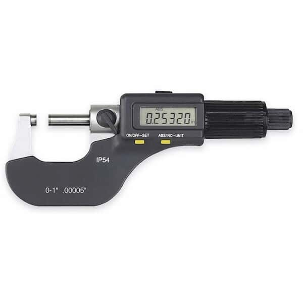 Fowler 54860001 Digital Coolant Resistant Micrometer, IP54, 01" (0